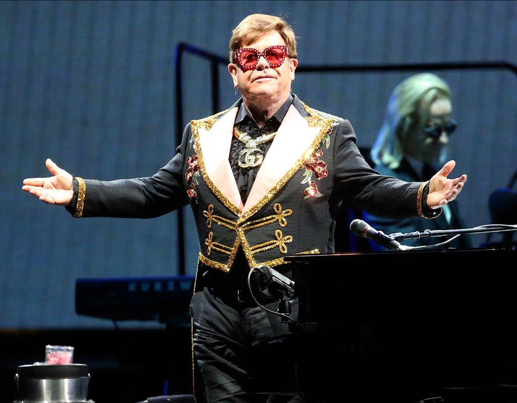 Elton John on Farewell Yellow Brick Road Tour